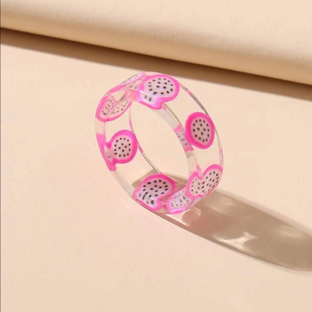💜Fruit pattern ring - Picture 3 of 3